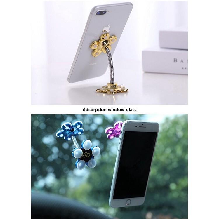 Giá Đỡ Điện Thoại Hình Hoa Mai, Đế Hít Chân Không Điện Thoạ