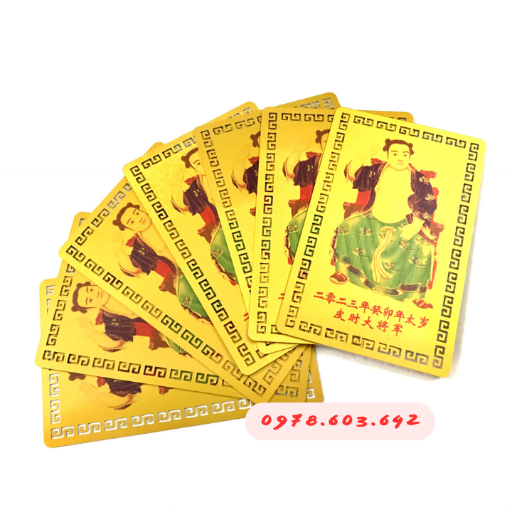 Kim Bài Thái Tuế 2023 Người Tuổi Tý, Ngọ, Mão , Dậu, Thìn - Bằng Đồng - SP006055