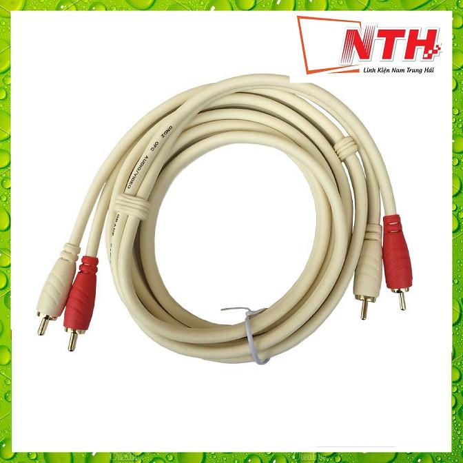 Dây loa 2 đầu bông sen ra 2 đầu bồng sen 1.8m