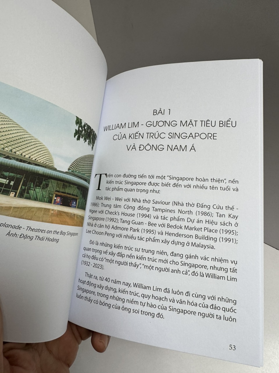AUSTRALIA &amp; SINGAPORE - TỔNG QUAN VỀ NGHỆ THUẬT KIẾN TRÚC - Đặng Thái Hoàng - NXB Xây Dựng