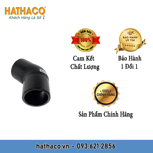 Chếch 22.5 Độ Dùng Cho Ống HDPE 315 Hàn Nối Đầu