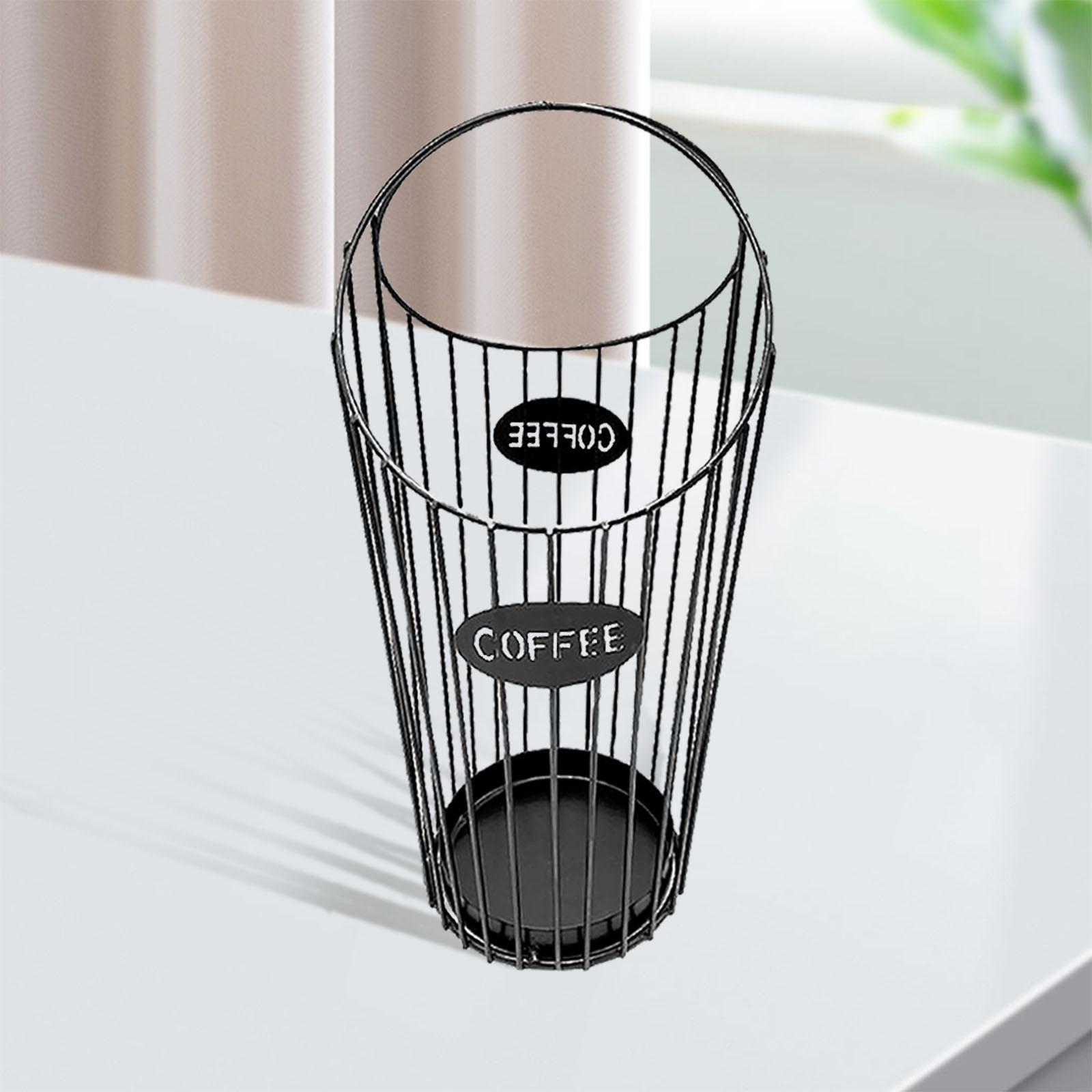 Coffee Capsule Holder Large Capacit Coffee Capsule Storage Basket for Countertop