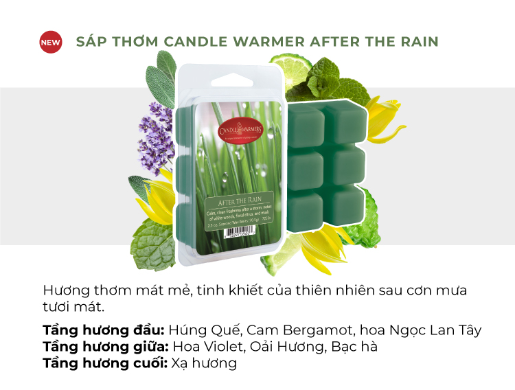 Sáp thơm Candle Warmer - After The Rain