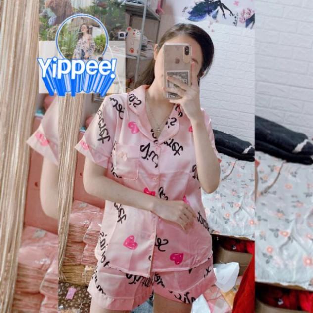 ️Có Quà Tặng️ Bộ Pijama Lụa Đùi Sang Chảng 40_60kg Hàng Shop