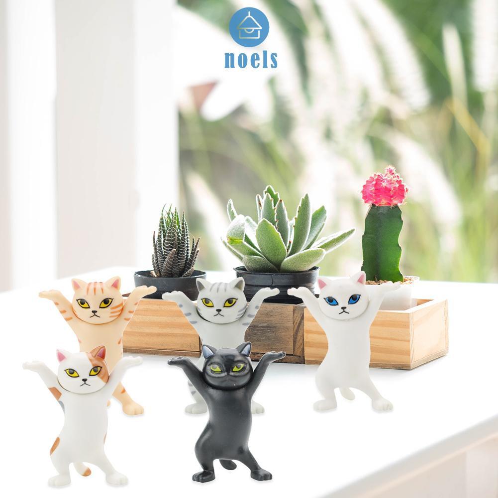 Bộ 5 Giá Đỡ Bút Hình Mèo Kitty Dễ Thương