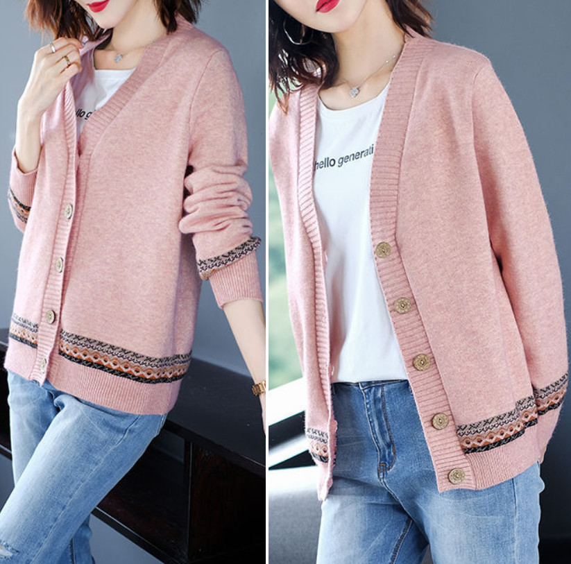 Áo Cardigan Nữ Họa Tiết Xinh Thời Trang Korea ALN037 MayHomes Mẫu Mới Mùa Xuân