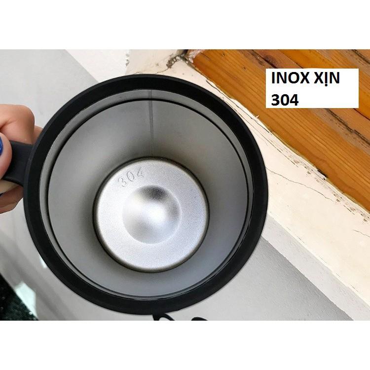 LY GIỮ NHIỆT CÀ PHÊ,TRÀ INOX 304 CREATIVE 330ML CHẤT LƯỢNG KÈM MUỖNG KHUAY INOX - ly uống trà - bình nước giữ nhiệt - binh giư nhiet inox - ly giu nhiet inox - bình uống nước thép không rỉ - ly uống nước"