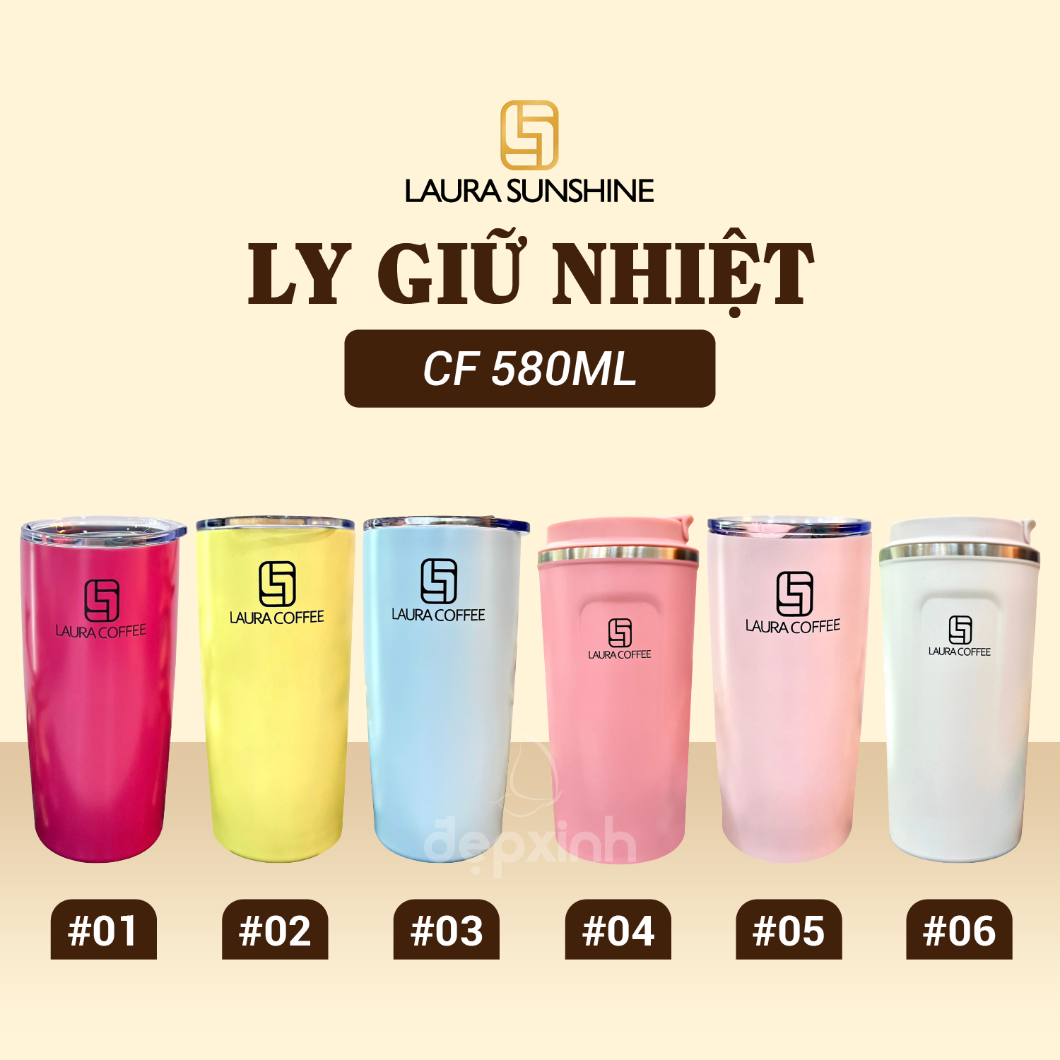 [Tặng Quà] Combo 15 Hộp cà phê hòa tan cao cấp Laura Coffee Nhật Kim Anh (15 hộp x 10 gói)