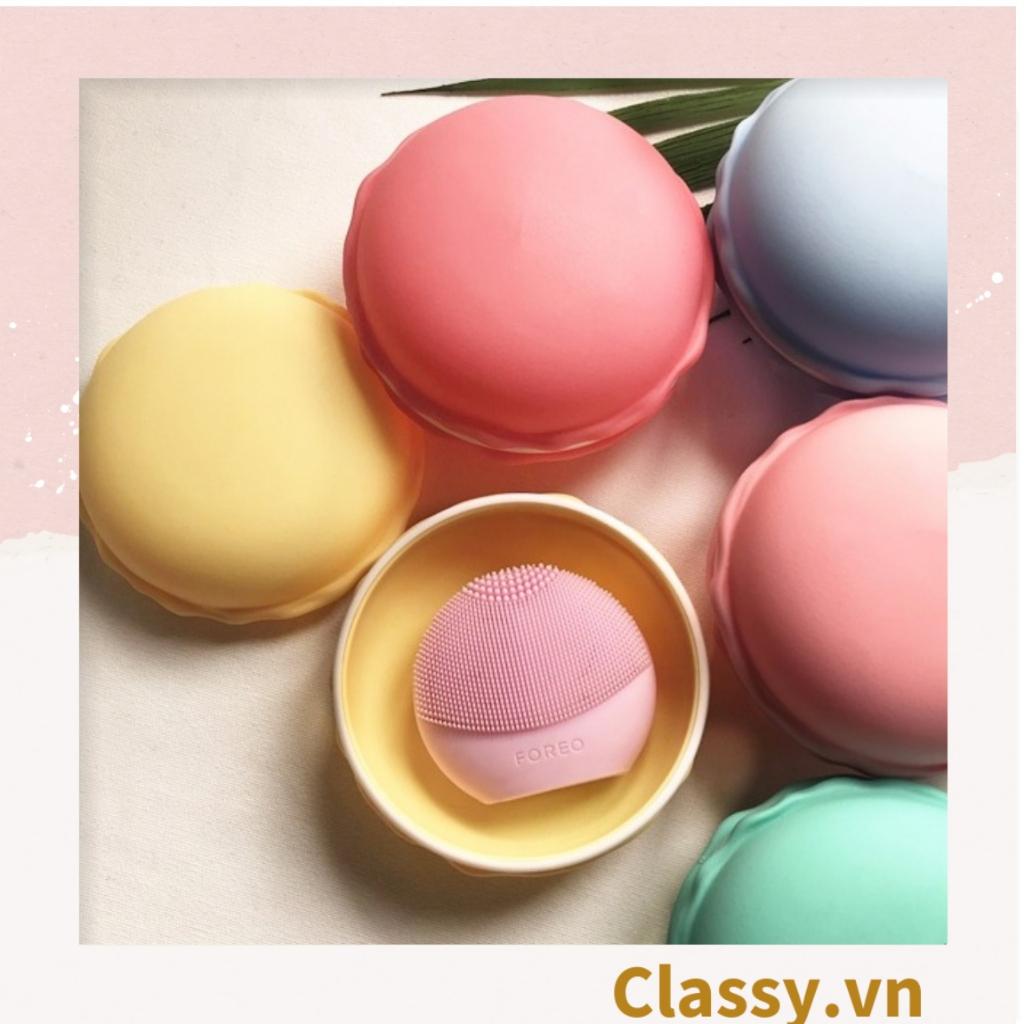 Hộp đựng trang sức, bông tai khuyên tai hoặc phụ kiện hoặc tai nghe hình bánh Macaron PK1713