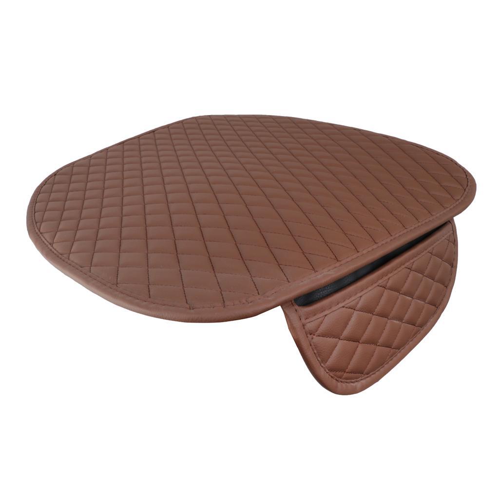 Pack Of 2 Universal Cover Cushion Pad Mat Breathable Interior Brown