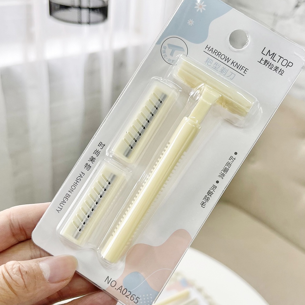 Bộ Dao Cạo Râu, Lông Tay Chân, Nách  3 Lưỡi Lameila