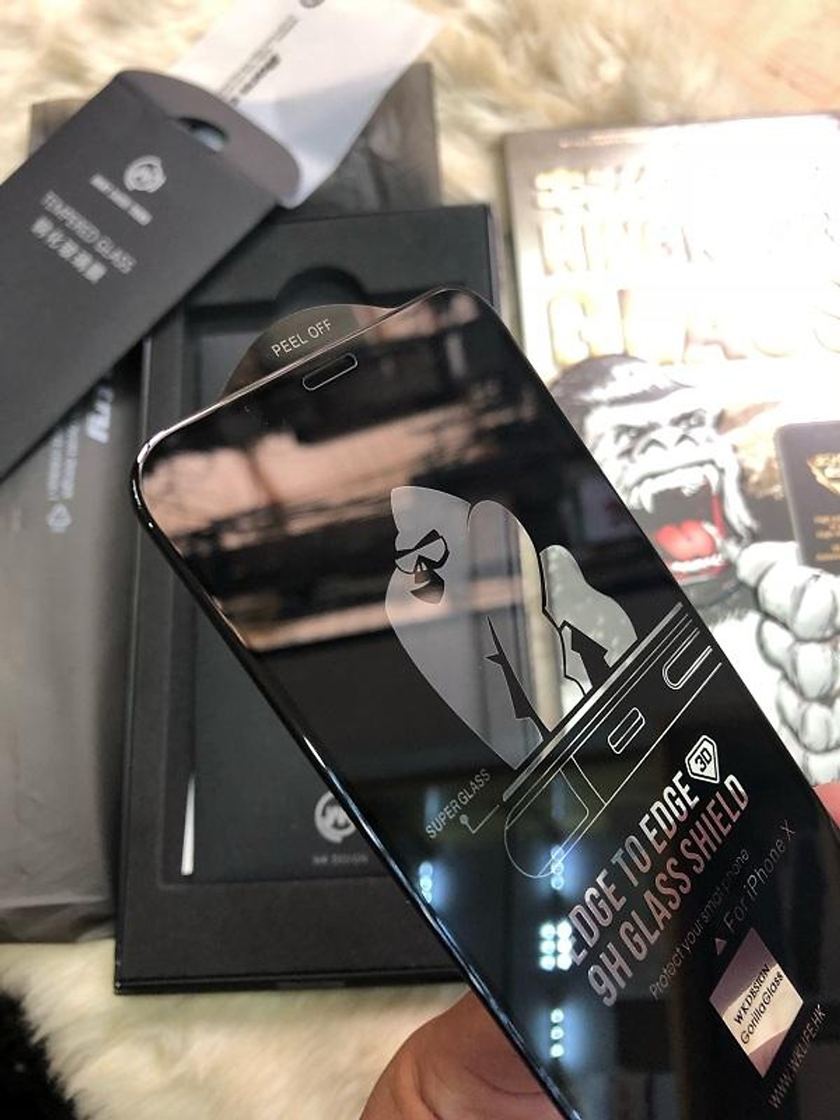 Kính Cường Lực KingKong 3D cho iPhone 11 6.1 - Hàng nhập khẩu