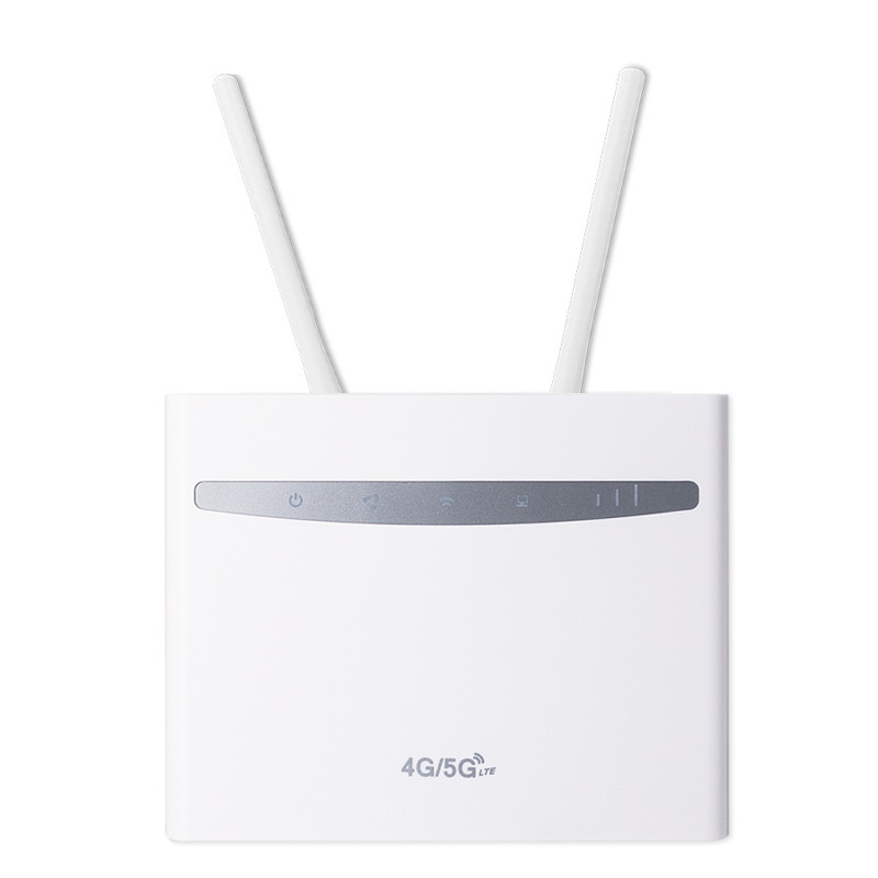 Phát wifi từ sim 4G/5G LTE B525 sóng siêu mạnh siêu xa - dùng nguồn trực tiếp 12V (trắng)