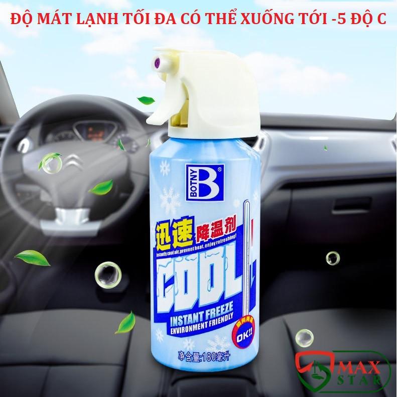 Bình xịt làm lạnh nhanh tức thì Chai xịt làm lạnh nhanh oto Chai xịt làm mát cơ thể Chai xịt giảm đau