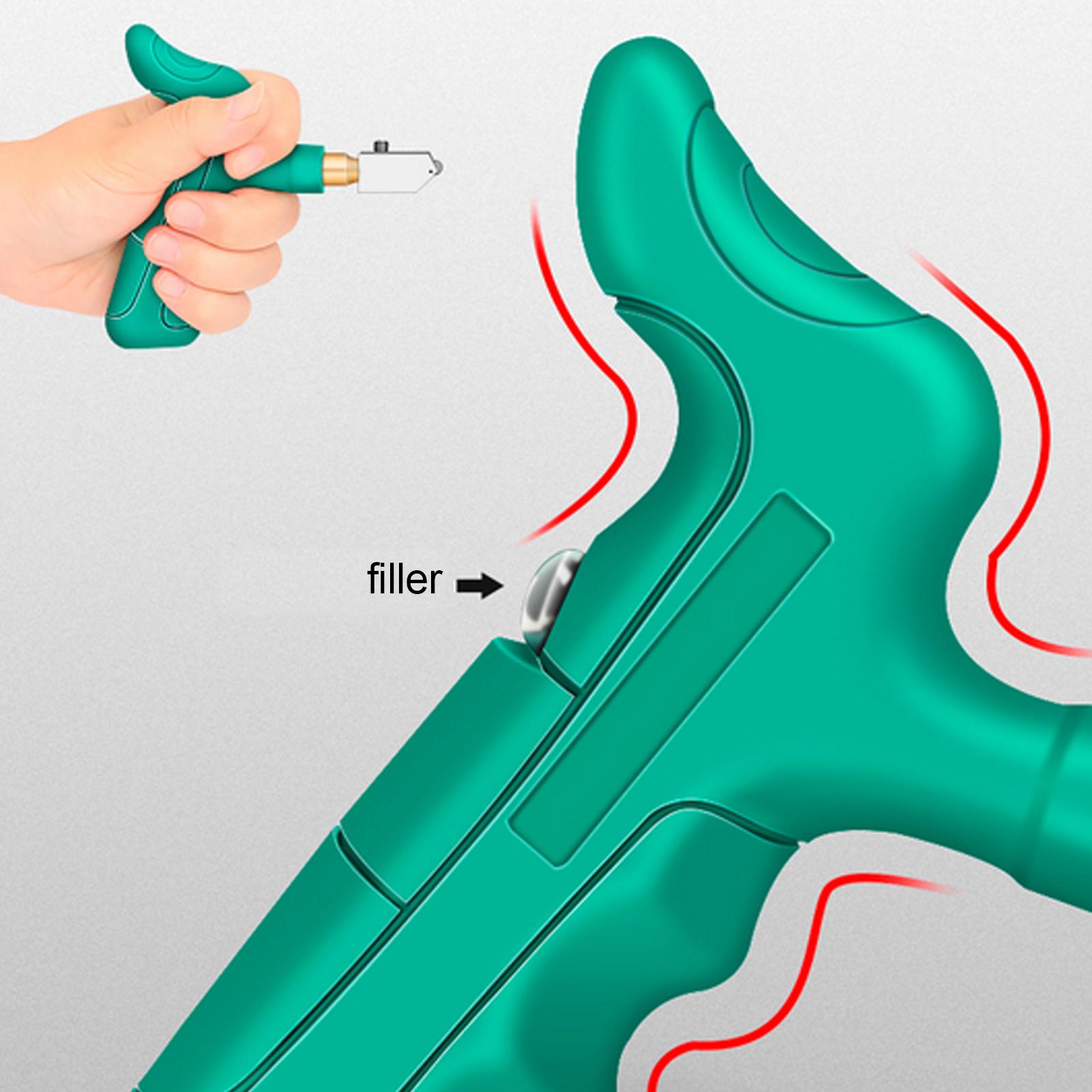 High-strength Glass Tile Cutter Tool Kit Glass Breaking Pliers Hand Tools Set Handheld Diamond Cutting Hand Tools Kit