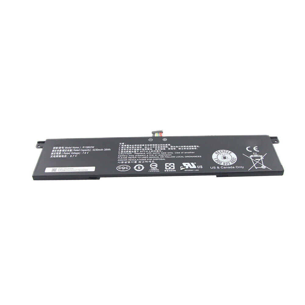 Pin dành cho Mi Notebook Air 13 13.3" 161301-01 161301-07 R13B01W R13B02W