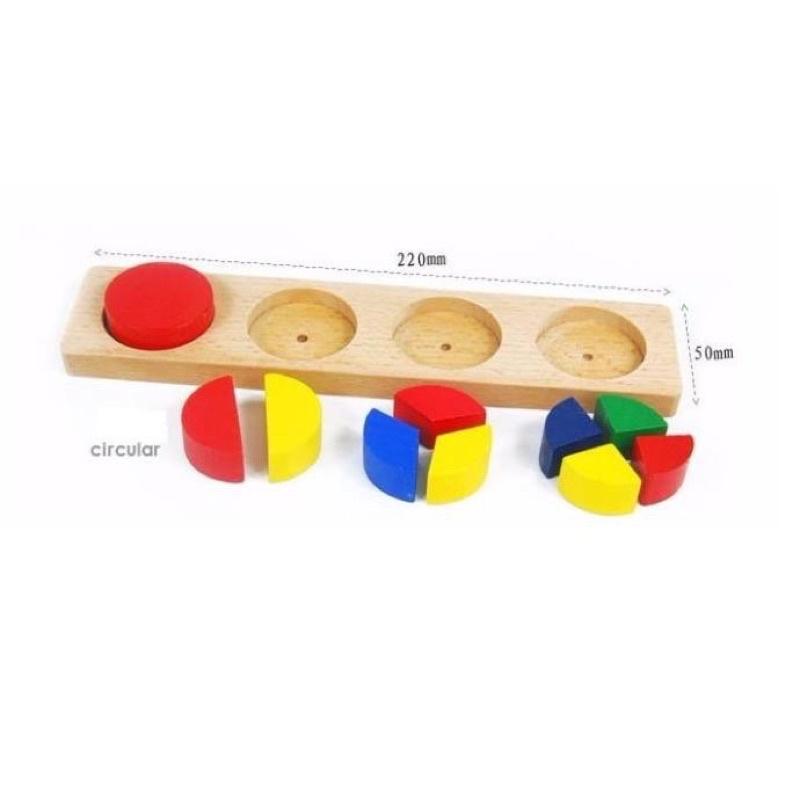 Bộ Giáo Cụ Montessori 8 Món - Loại 1 - Giúp Phát Triển Trí Tuệ Về Hình Học, Toán Học