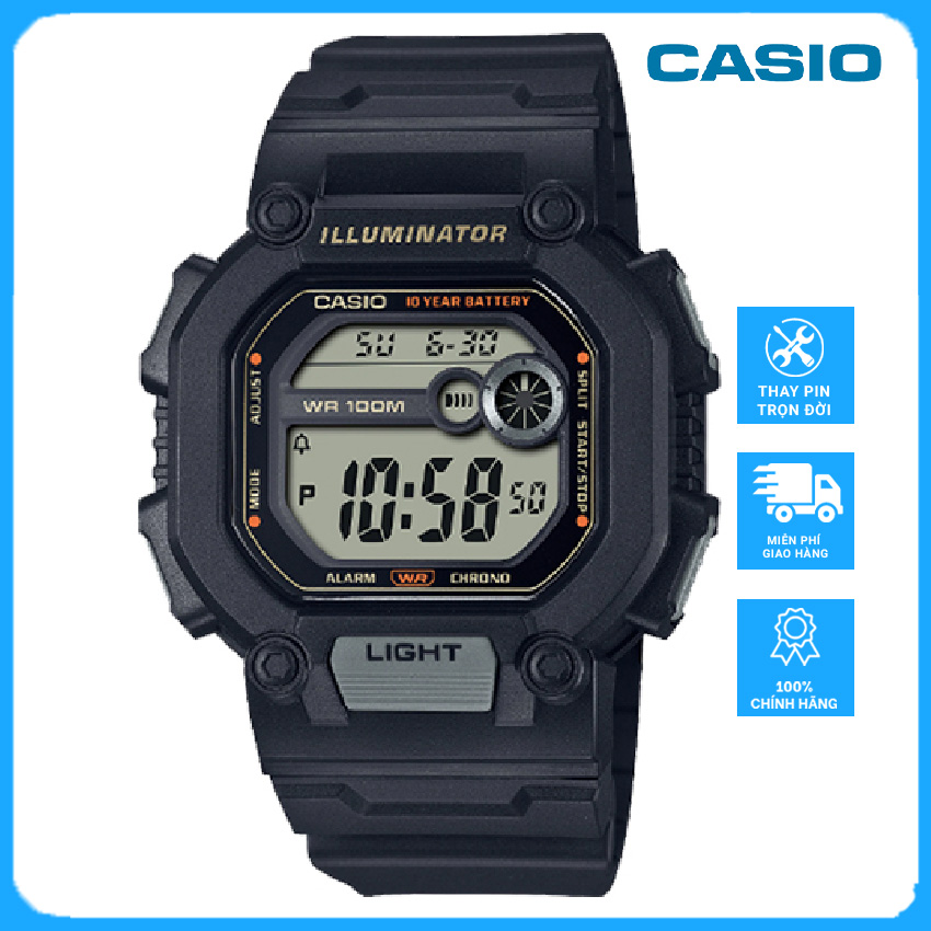 Đồng Hồ Casio Nam W-737HX-1AVDF Chính Hãng