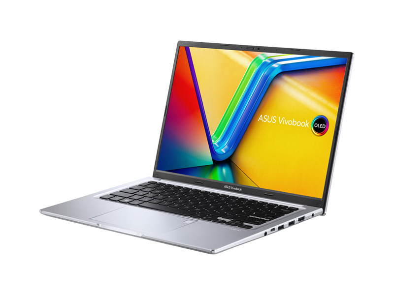 Laptop Asus Vivobook 14 OLED A1405ZA-KM264W (Intel Core i5-12500H | 16GB | 512GB | Intel Iris Xe | 14 inch 2.8K | Win 11 | Bạc) - Hàng Chính Hãng - Bảo Hành 24 Tháng