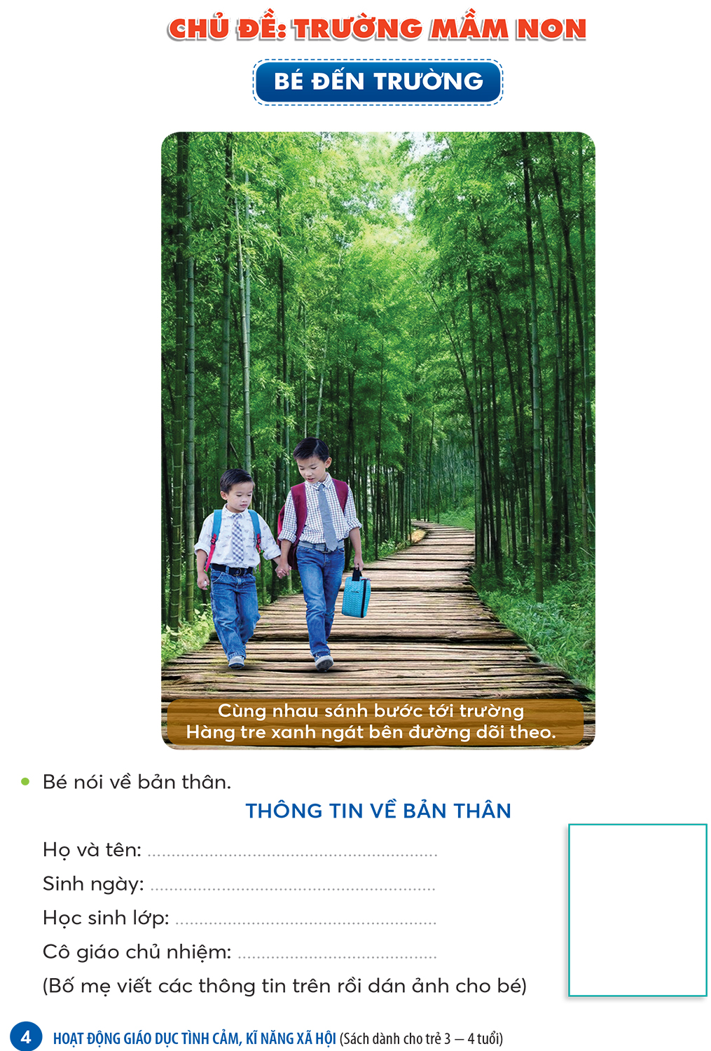 Hoạt Động Giáo Dục tình cảm, kĩ năng xã hội