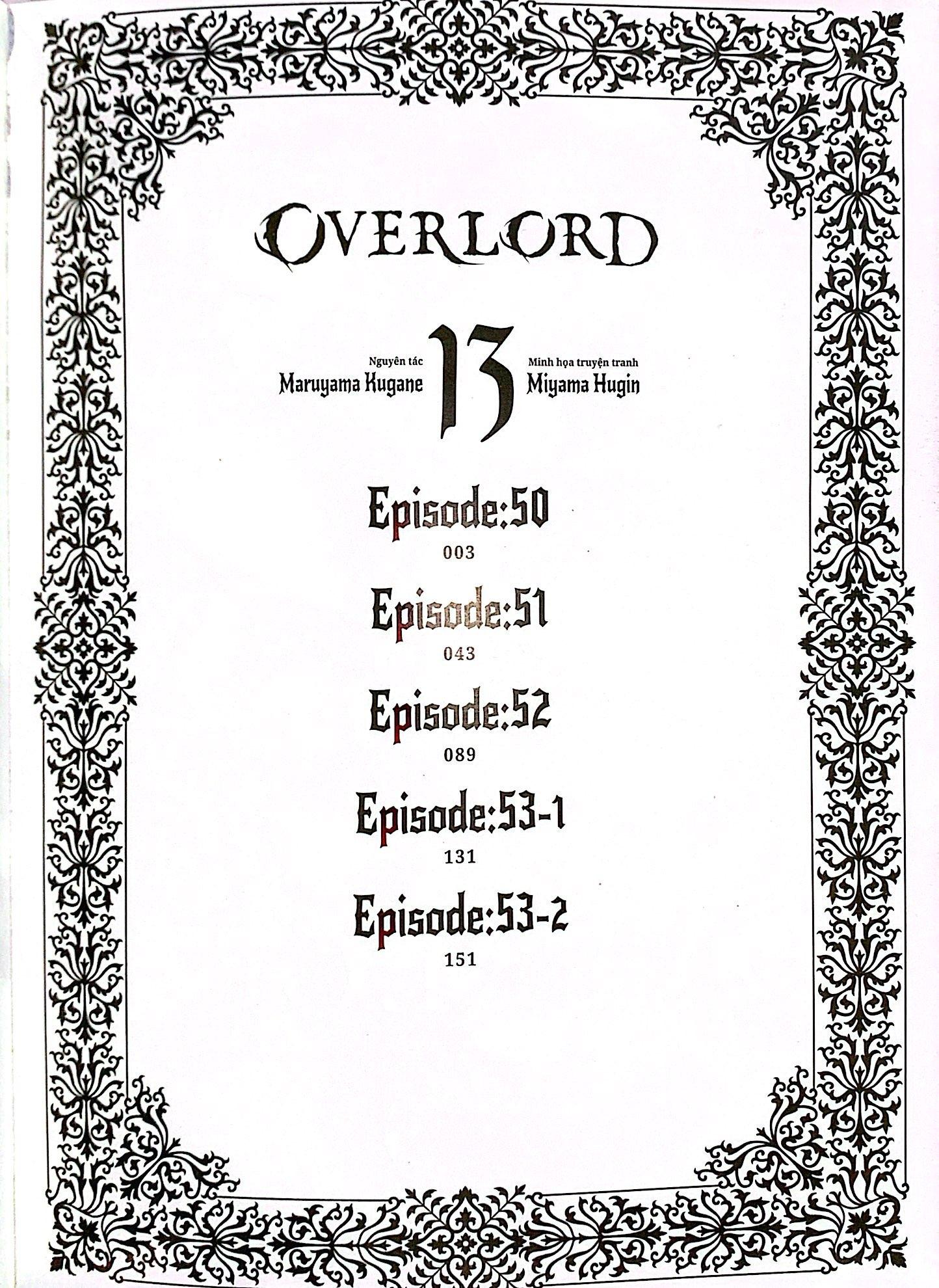 OVERLORD - Tập 13 (Phiên Bản Manga)