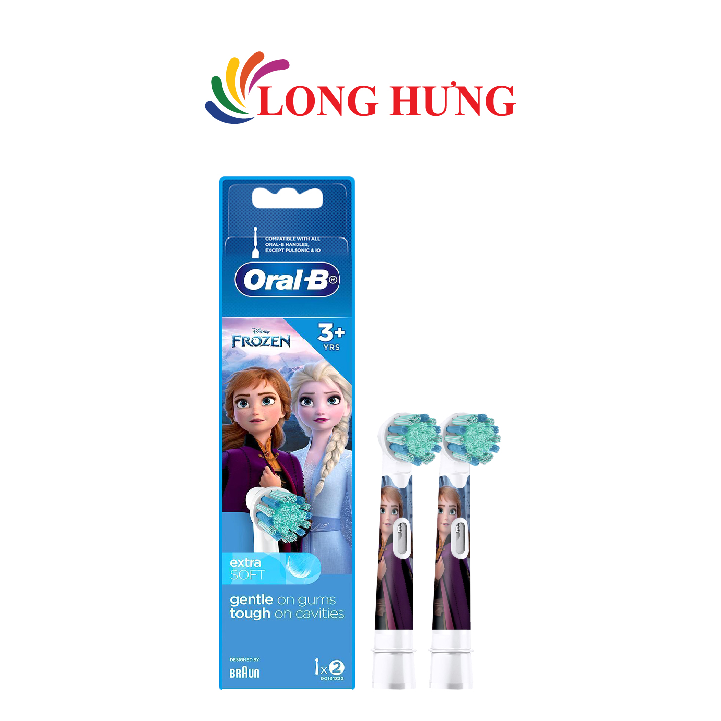 Đầu bàn chải điện trẻ em Oral-B Disney Extra Soft EB10s - Hàng chính hãng