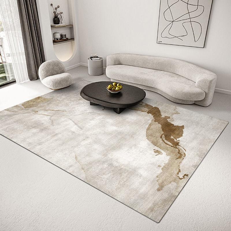 Thảm phòng khách thảm trải bàn trà không trơn trượt Bắc Âu nhẹ nhàng thảm phòng ngủ sang trọng hiện đại tối giản nhà diện tích lớn trong thảm trải sàn sofa.