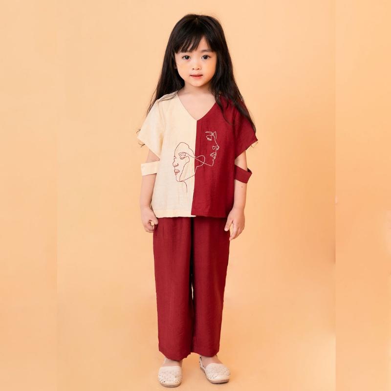 Bộ bé gái, quần áo trẻ em Freedy - KBN1208
