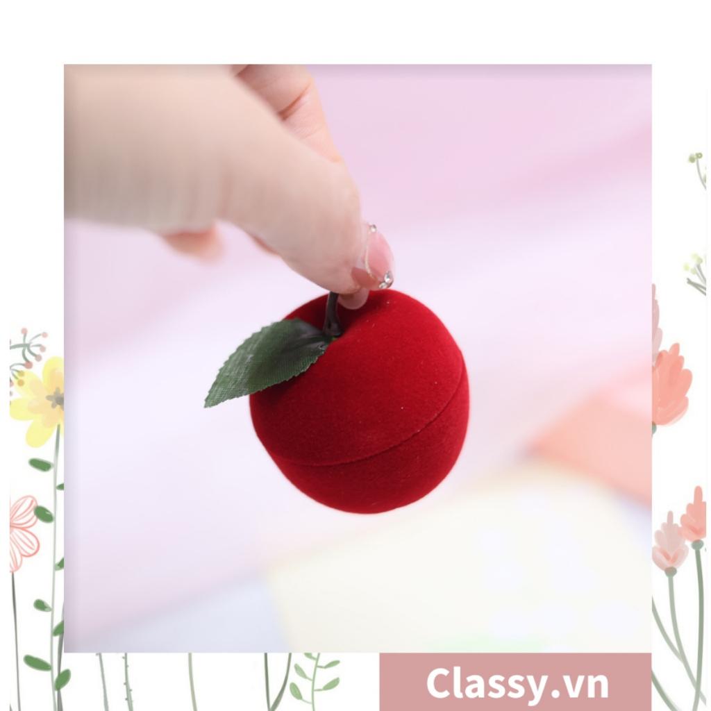 Hộp đựng nhẫn Classy, đựng trang sức hình trái cây độc đáo Q1307
