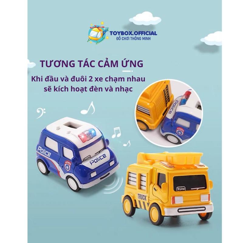 Đồng Hồ Đồ Chơi Cho Bé ToyBox, Đồng Hồ Trẻ Em 2in1 Tích Hợp ÔTô MiNi