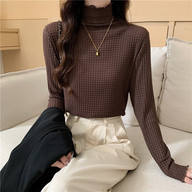 áo sơ mi đáy bong bóng ren phối thời trang 2023