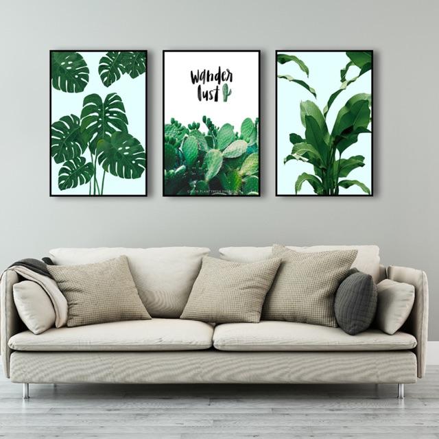 3 bức lá cây