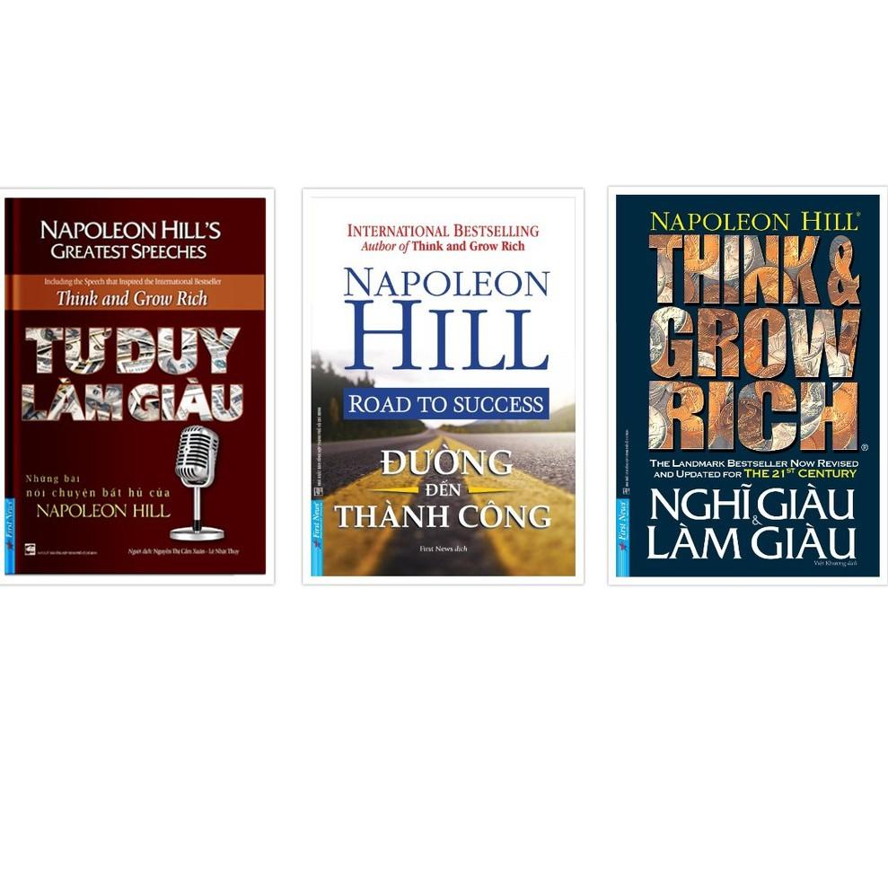 Sách - Combo Tư Duy Làm Giàu + Đường Đến Thành Công + Nghĩ Giàu Làm Giàu - First News