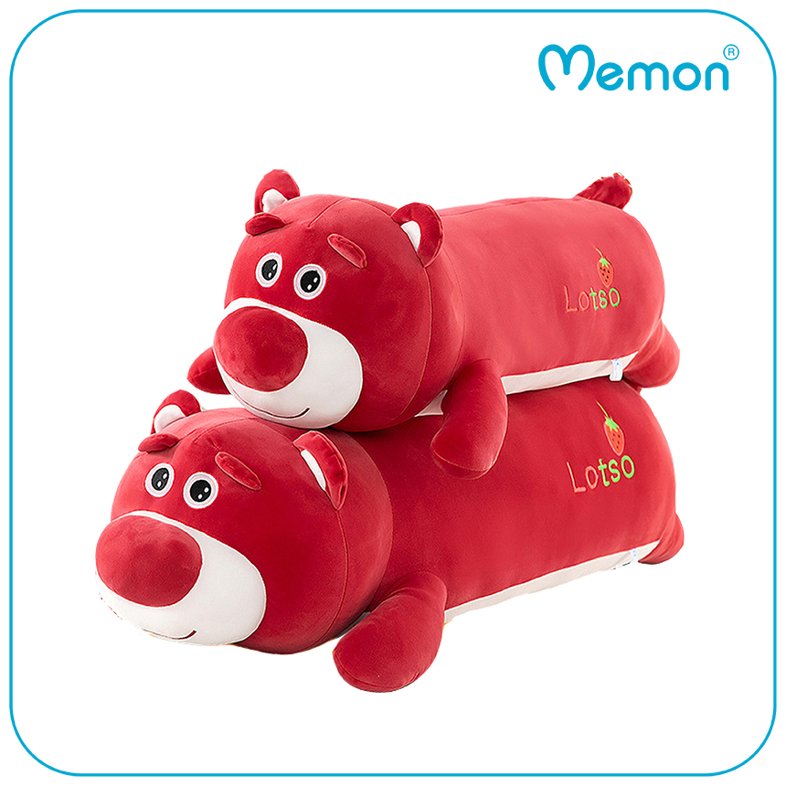 Gối Ôm Lotso Huggin Bear Nhồi Bông 70cm - 1m - 1m3 Cao Cấp Memon