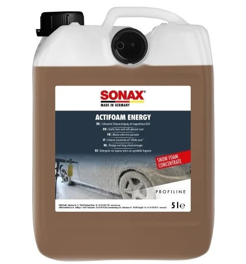 Nước Rửa Xe Bọt Tuyết Sonax ActiFoam Energy 5 lít