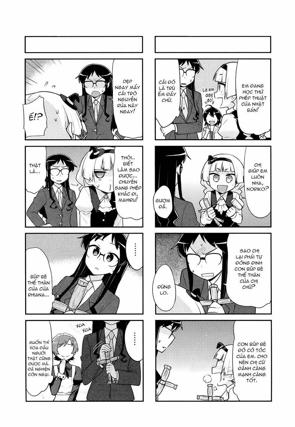 majyo to houki to kurobuchi megane chapter 19 3