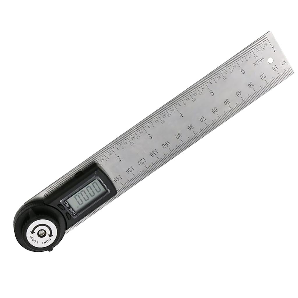 200mm Digital Electronic Angle Finder Goniometer Measuring Tool Gauge Ruler