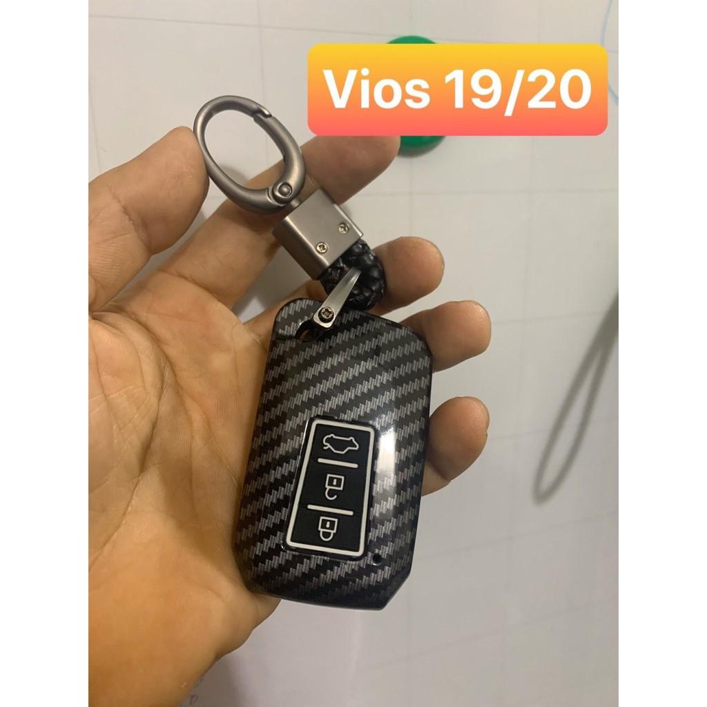 Ốp khóa carbon Vios/ Yaris 2019-2020