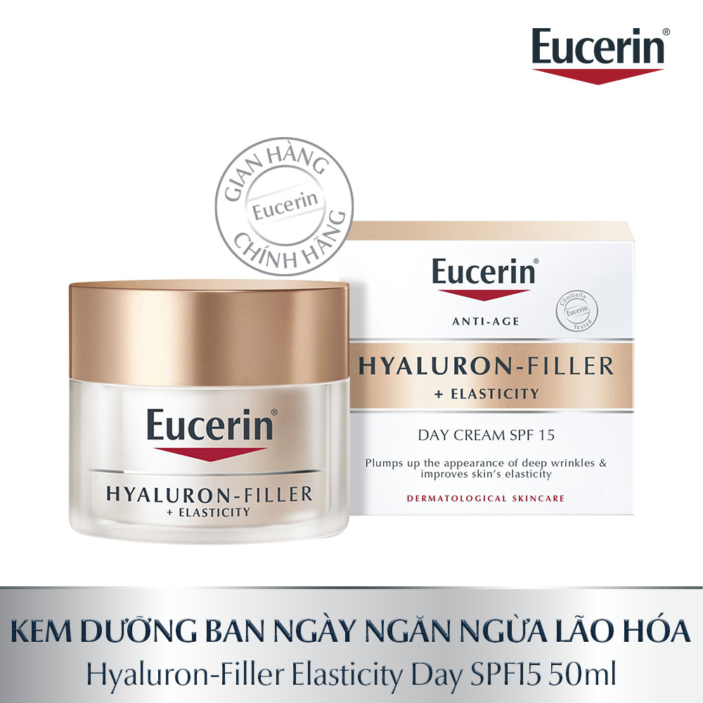 Kem Dưỡng Ban Ngày Eucerin Hyaluron-Filler Elasticity Day SPF15 Ngăn Ngừa Lão Hóa 50ml