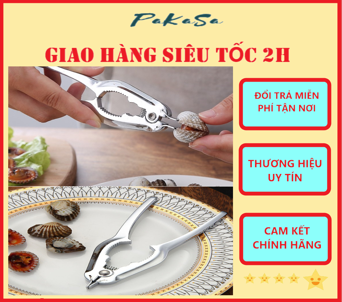 Dụng Cụ Tách Sò Huyết Inox Cao Cấp Chống Rỉ An Toàn Cho Người Dùng - Hàng Chính Hãng