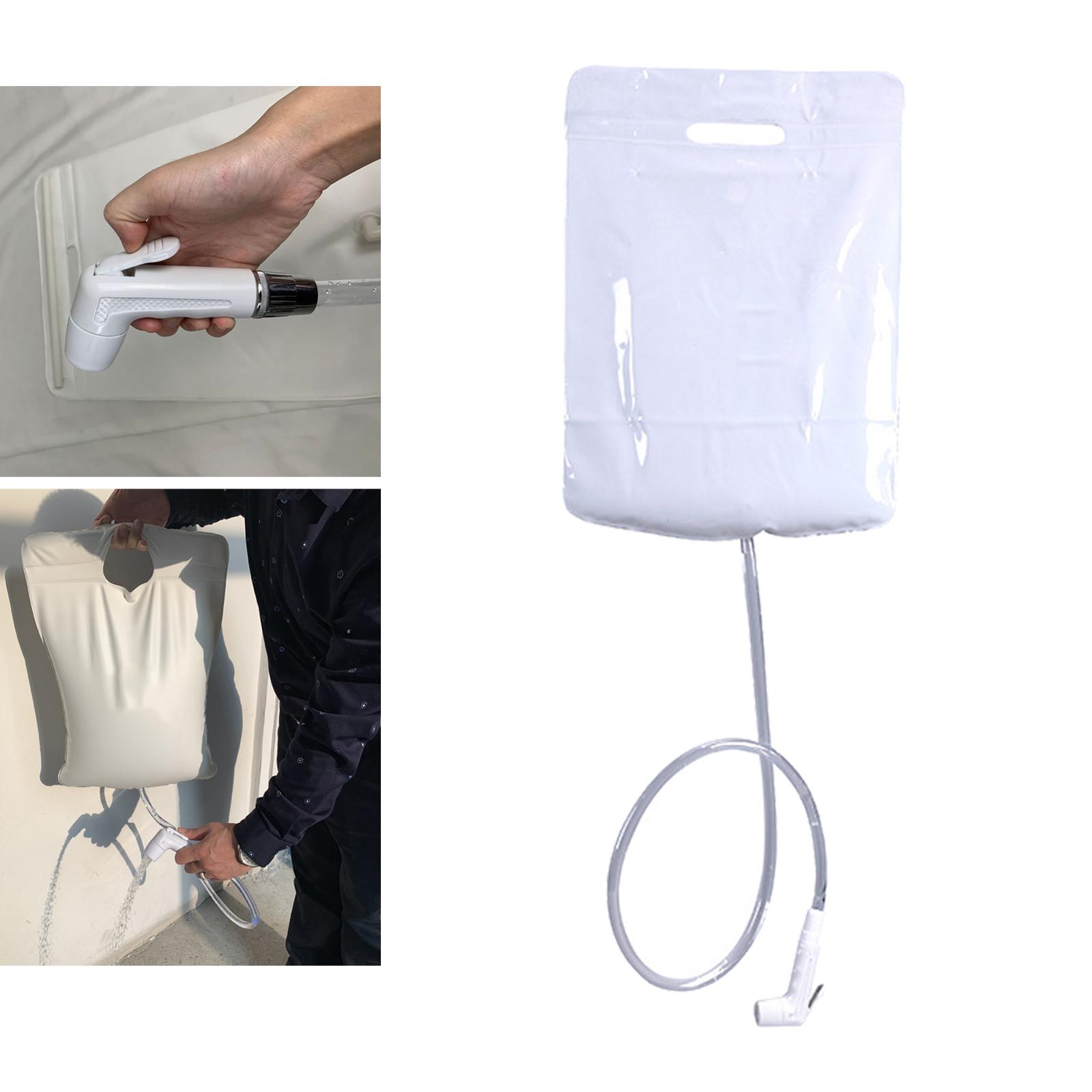 Outdoor Camping Shower Bag Portable Foldable Camp Water Bag 10L for Wash Car
