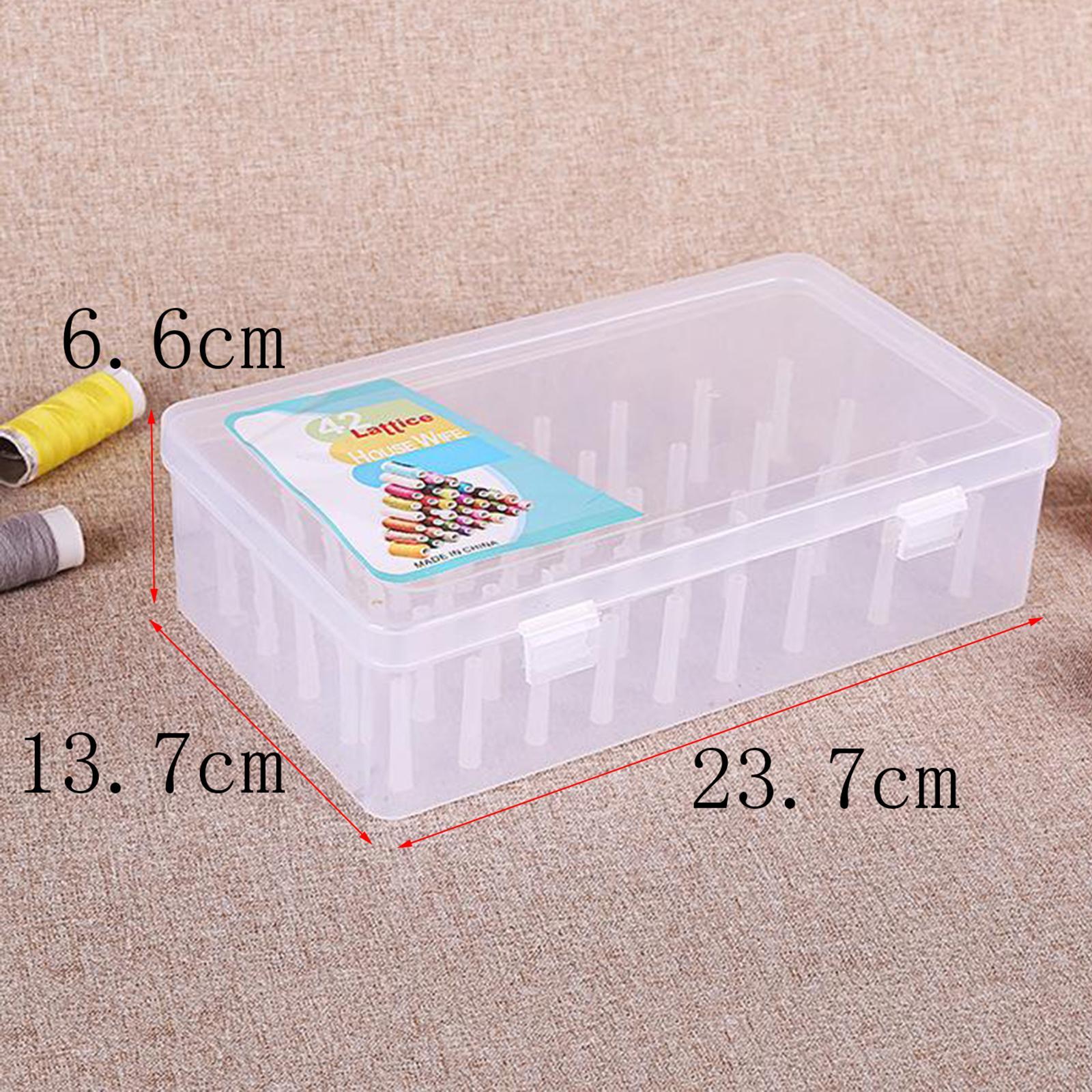 2pcs Embroidery Floss Thread Storage Organizer Box Sewing Thread Bobbins Holder