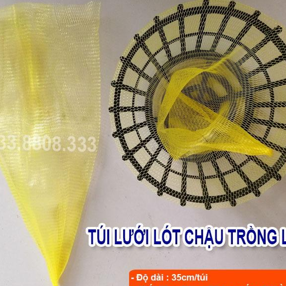 50 TÚI LƯỚI LÓT CHẬU LAN TRÁNH RƠI GIÁ THỂ