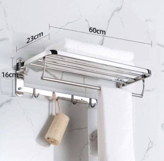 Vắt khăn giàn inox 304 B1 - Vắt Khăn Phòng Tắm