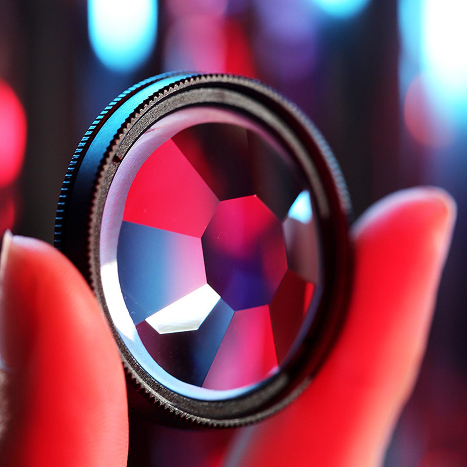 37mm 8 Prism Camera Lens Filter Variable Number of Subjects Special Effects for Slr