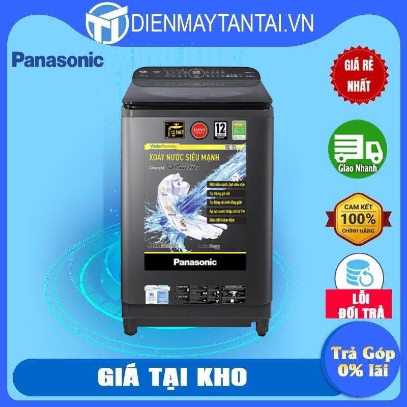 Máy Giặt Cửa Trên Panasonic 11.5KG NA-FD11AR1BV - Hàng chính hãng - Giao HCM và 1 số tỉnh thành