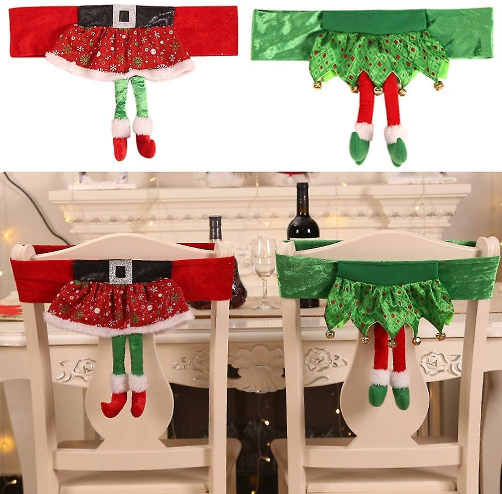 Bìa ghế Giáng sinh, Elf 2 -Piece Ghế Giáng sinh
