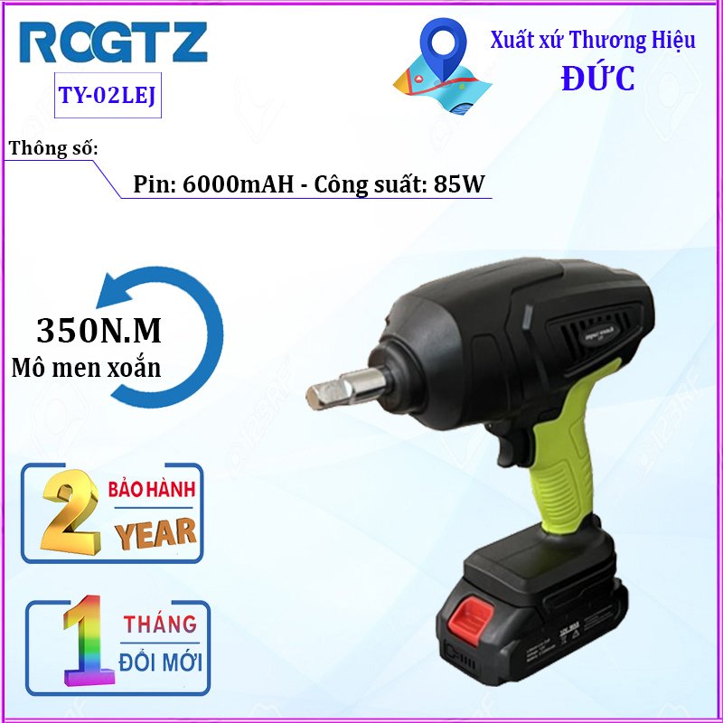 Máy siết ốc dùng pin đa năng thương hiệu ROGTZ TY-02LEJ