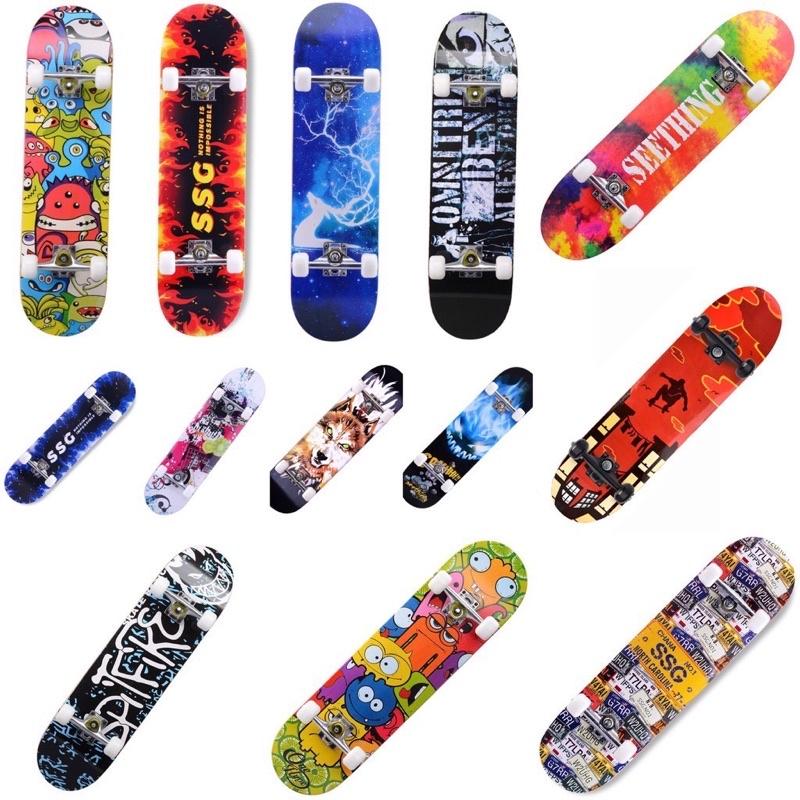 Ván trượt skateboard người lớn tiêu chuẩn 80*20 cm