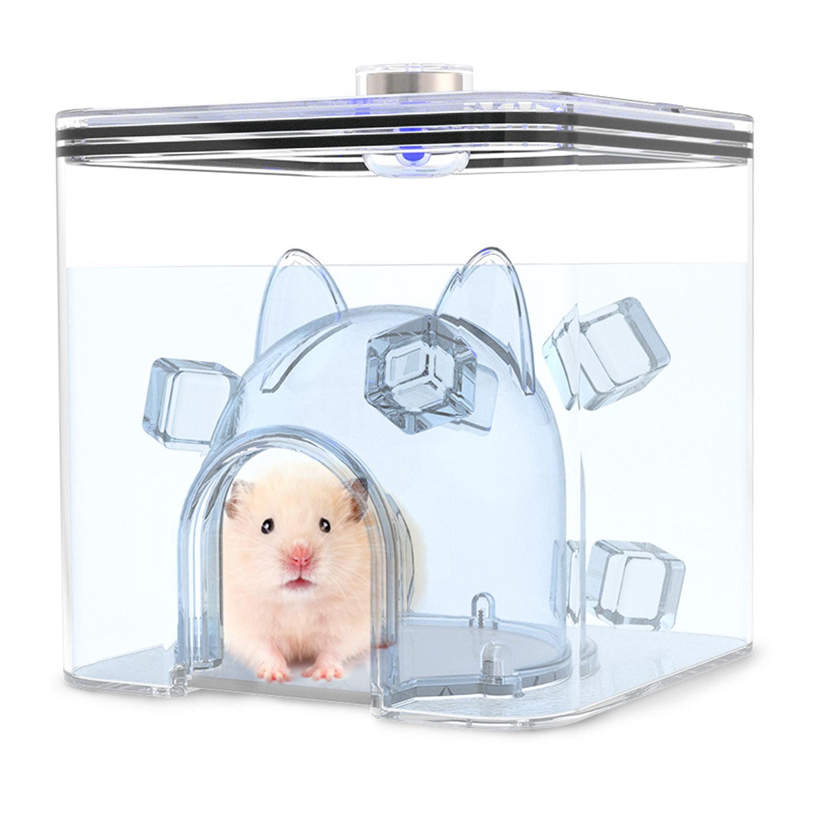Hamster Summer House Small Pet Hideout Plastic Ice House for Hamster Rat